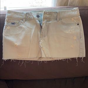 Hollister denim skirt